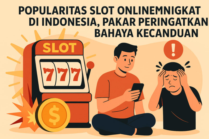 Popularitas Slot Online Meningkat, Pakar Ingatkan Bahaya Kecanduan