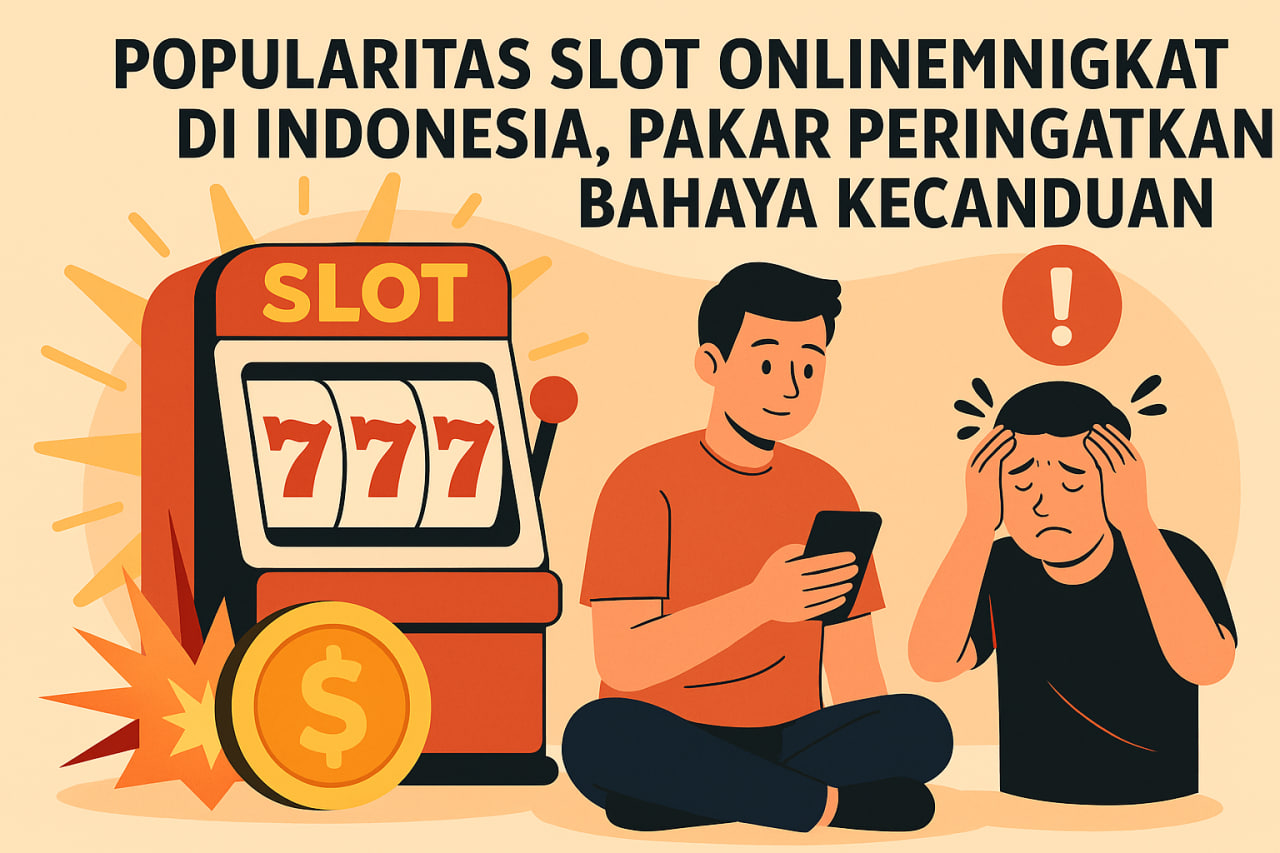 Popularitas Slot Online Meningkat di Indonesia, Pakar Peringatkan Bahaya Kecanduan